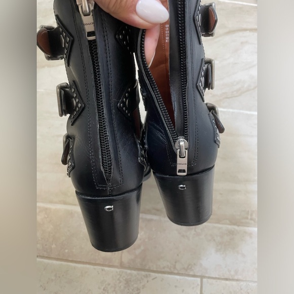 Coach Phoebe Studded Leather Bootie - Picture 4 of 6